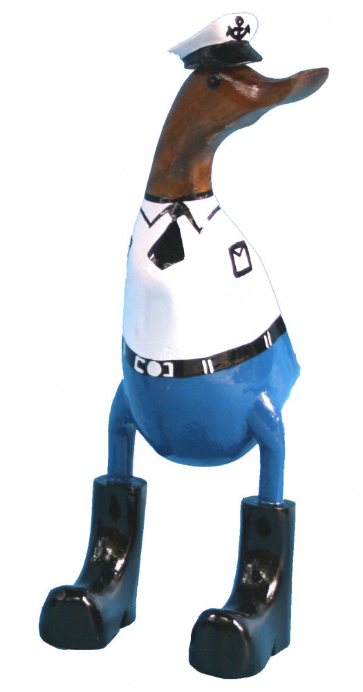 Ente Captain aus Bambus